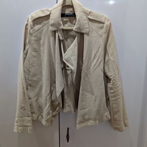 Zara Cream Trench Coat for Women